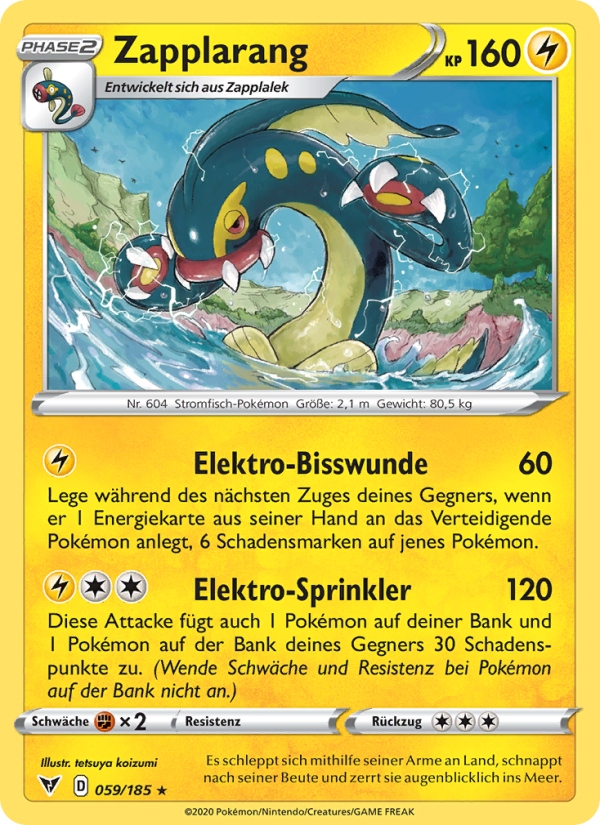 Zapplarang 59 — Vivid Voltage (German Pokémon TCG card)