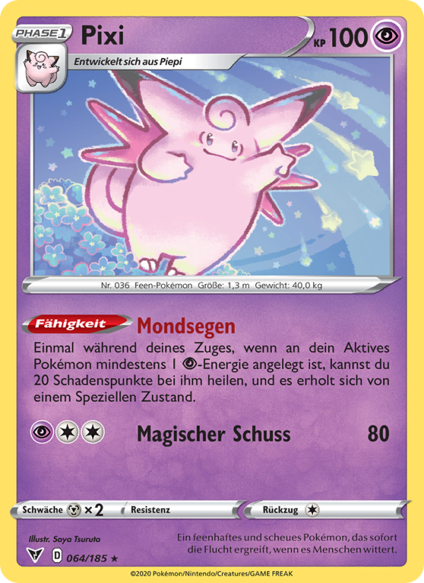 Pixi 64 — Vivid Voltage (German Pokémon TCG card)
