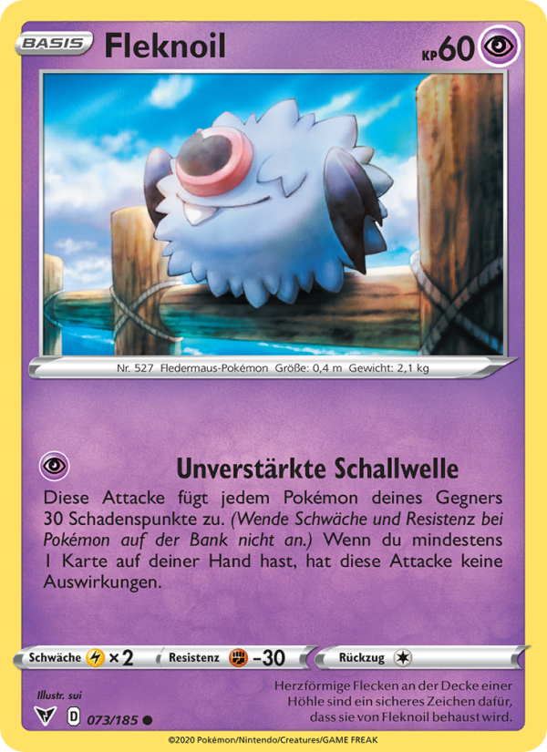 Fleknoil 73 — Vivid Voltage (German Pokémon TCG card)
