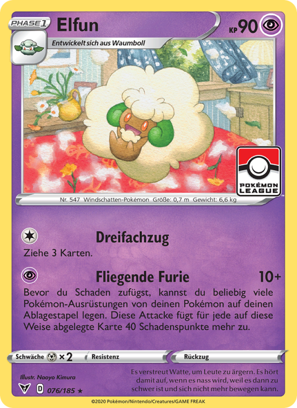 Elfun 76 — Vivid Voltage (German Pokémon TCG card)