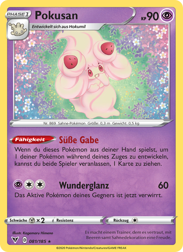 Pokusan 81 — Vivid Voltage (German Pokémon TCG card)