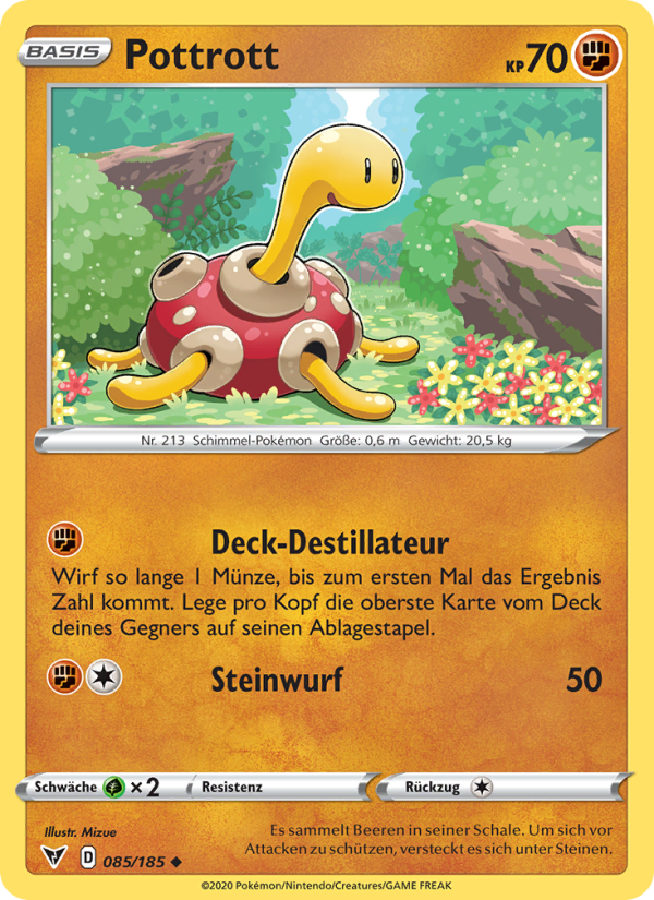 Pottrott 85 — Vivid Voltage (German Pokémon TCG card)