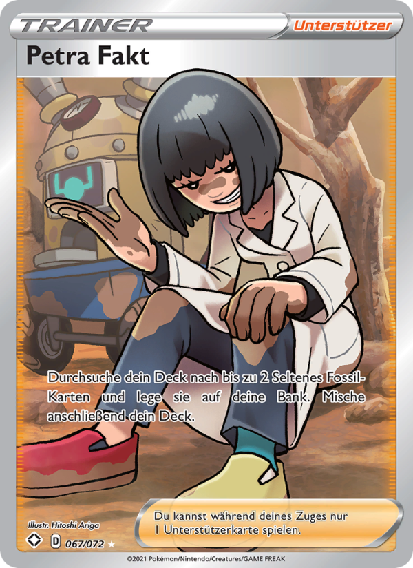 Petra Fakt 67 — Glänzendes Schicksal (German Pokémon TCG card)