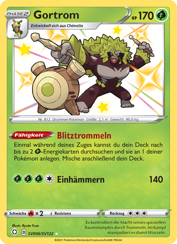 Gortrom SV006 — Glänzendes Schicksal (German Pokémon TCG card)