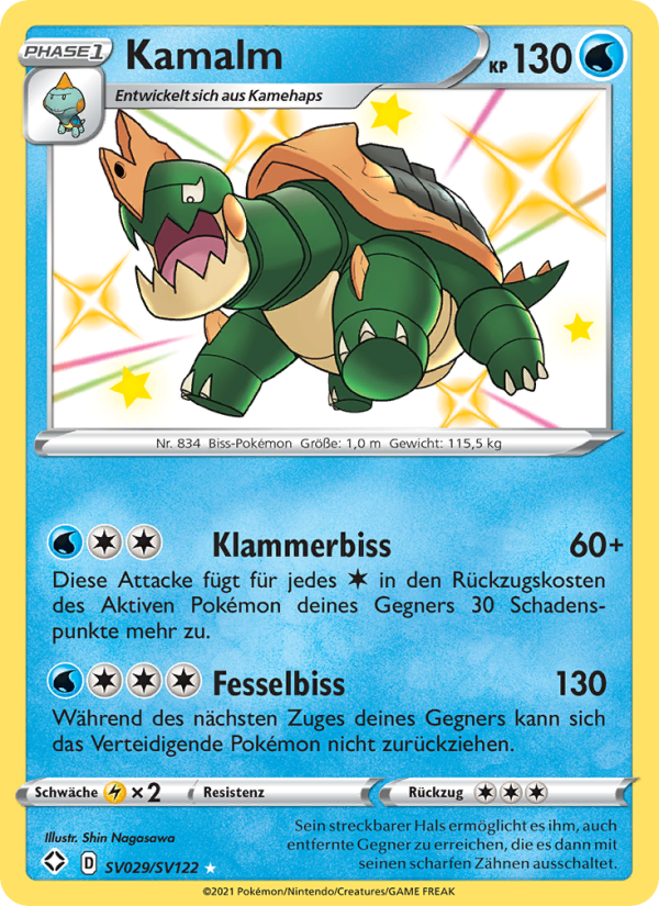 Kamalm SV029 — Glänzendes Schicksal (German Pokémon TCG card)