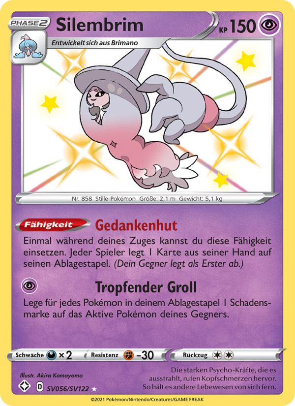Silembrim SV056 — Glänzendes Schicksal (German Pokémon TCG card)