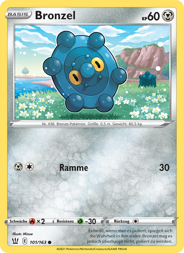 Bronzel 101 — Battle Styles (German Pokémon TCG card)