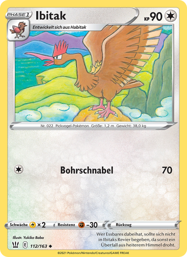 Ibitak 112 — Battle Styles (German Pokémon TCG card)