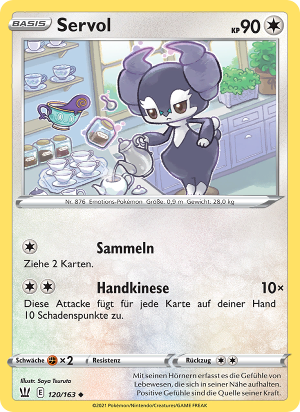 Servol 120 — Battle Styles (German Pokémon TCG card)