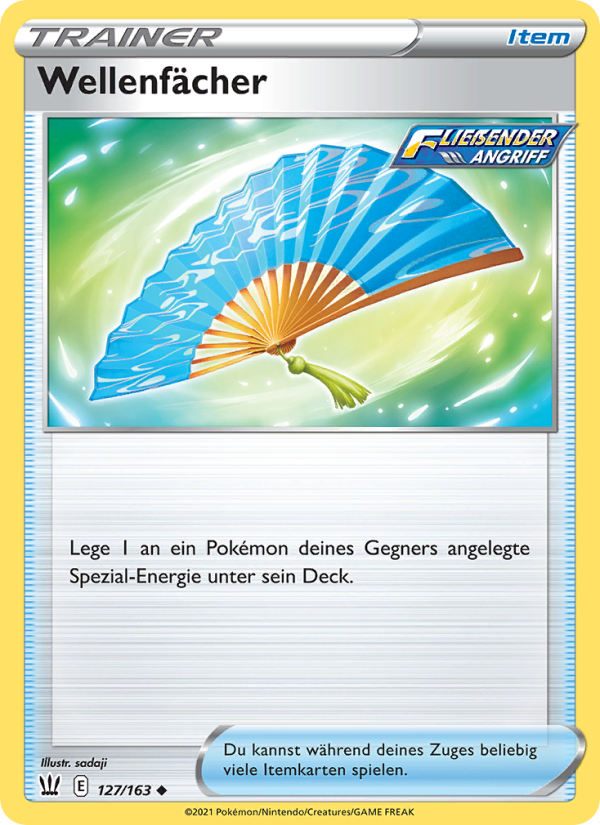 Wellenfächer 127 — Battle Styles (German Pokémon TCG card)
