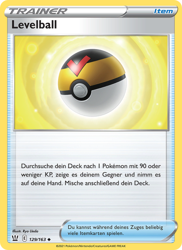 Levelball 129 — Battle Styles (German Pokémon TCG card)