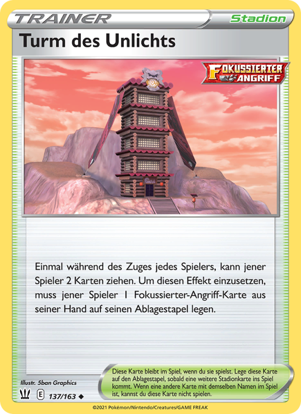 Turm des Unlichts 137 — Battle Styles (German Pokémon TCG card)