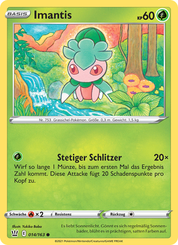 Imantis 14 — Battle Styles (German Pokémon TCG card)