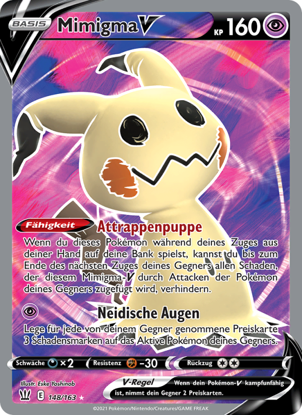 Mimigma V 148 — Battle Styles (German Pokémon TCG card)