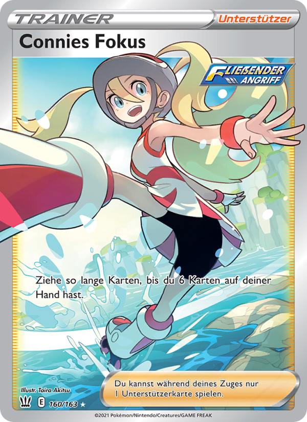 Connies Fokus 160 — Battle Styles (German Pokémon TCG card)