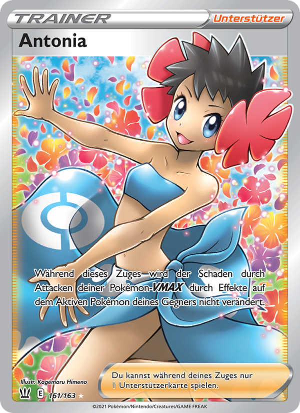 Antonia 161 — Battle Styles (German Pokémon TCG card)