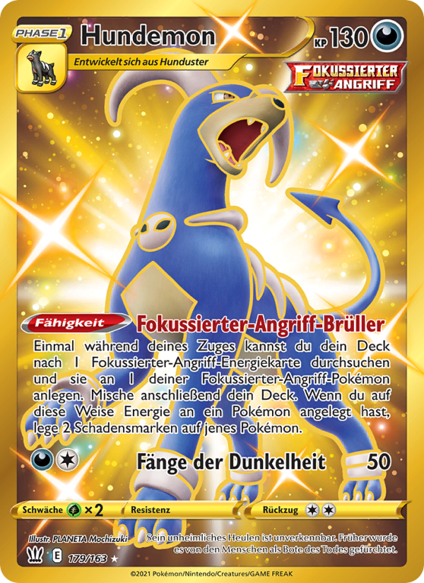 Hundemon 179 — Battle Styles (German Pokémon TCG card)