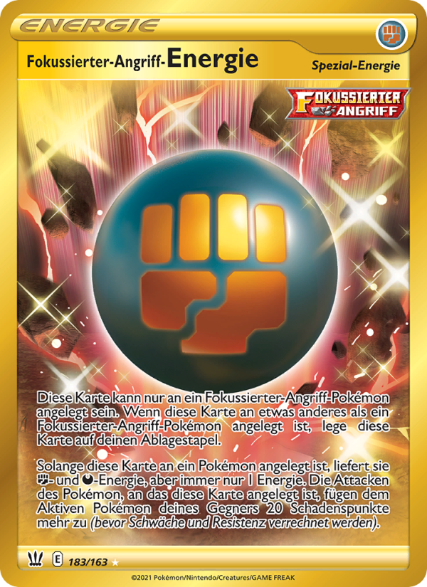 Fokussierter-Angriff-Energie 183 — Battle Styles (German Pokémon TCG card)