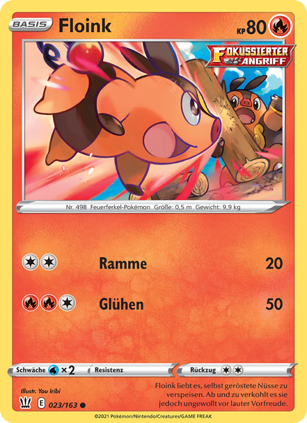 Floink 23 — Battle Styles (German Pokémon TCG card)