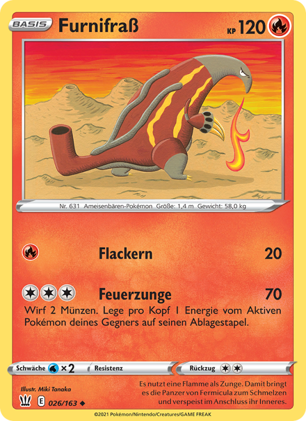 Furnifraß 26 — Battle Styles (German Pokémon TCG card)