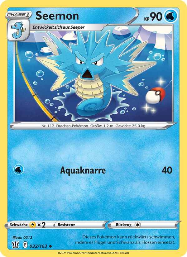 Seemon 32 — Battle Styles (German Pokémon TCG card)