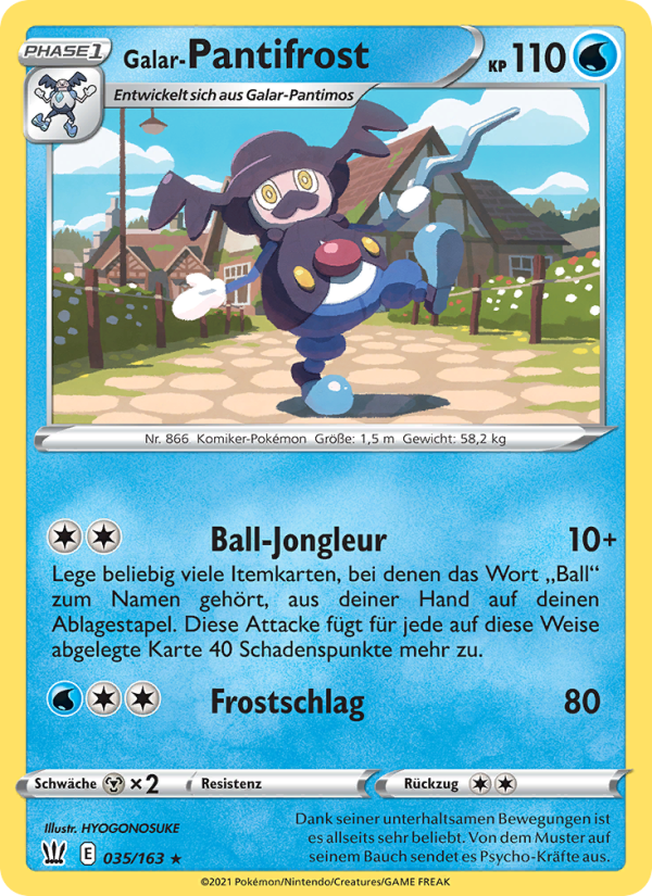 Galar-Pantifrost 35 — Battle Styles (German Pokémon TCG card)