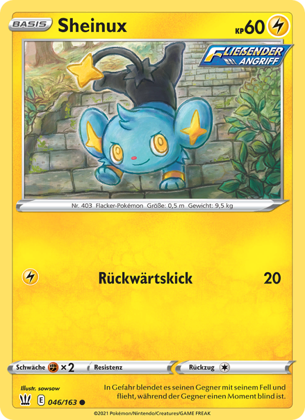 Sheinux 46 — Battle Styles (German Pokémon TCG card)