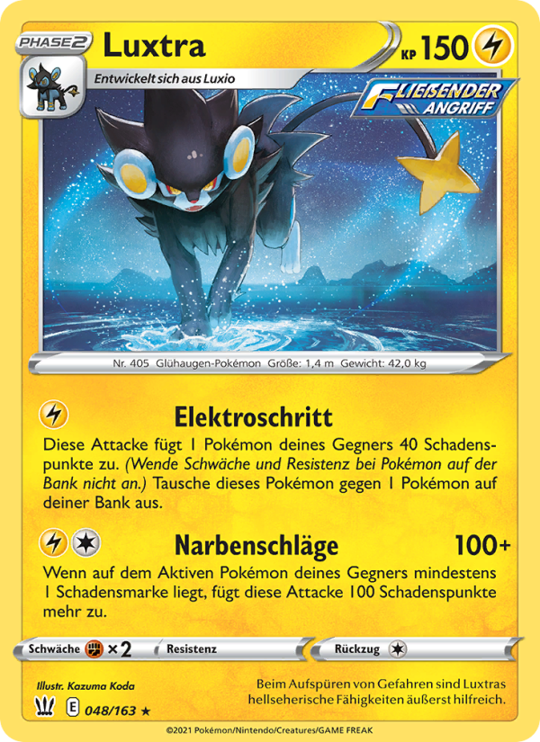Luxtra 48 — Battle Styles (German Pokémon TCG card)