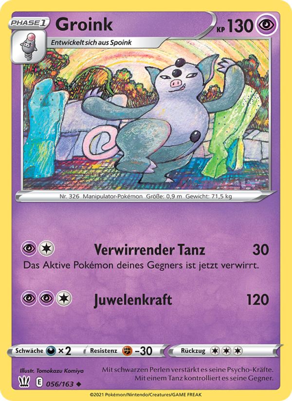 Groink 56 — Battle Styles (German Pokémon TCG card)