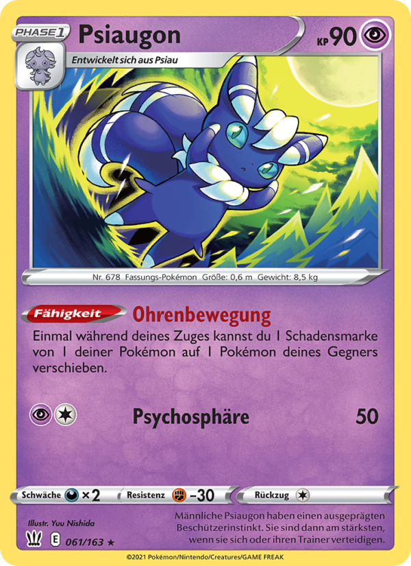 Psiaugon 61 — Battle Styles (German Pokémon TCG card)