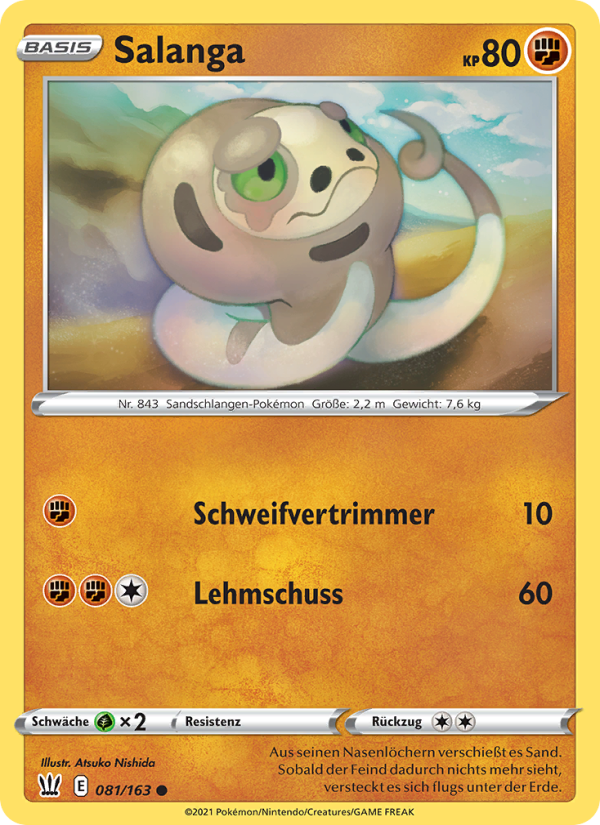 Salanga 81 — Battle Styles (German Pokémon TCG card)