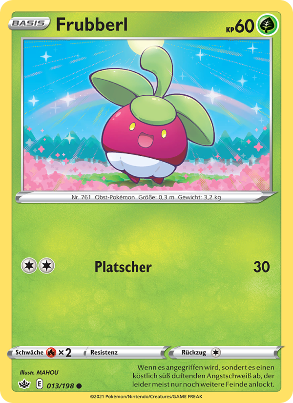 Frubberl 13 — Chilling Reign (German Pokémon TCG card)
