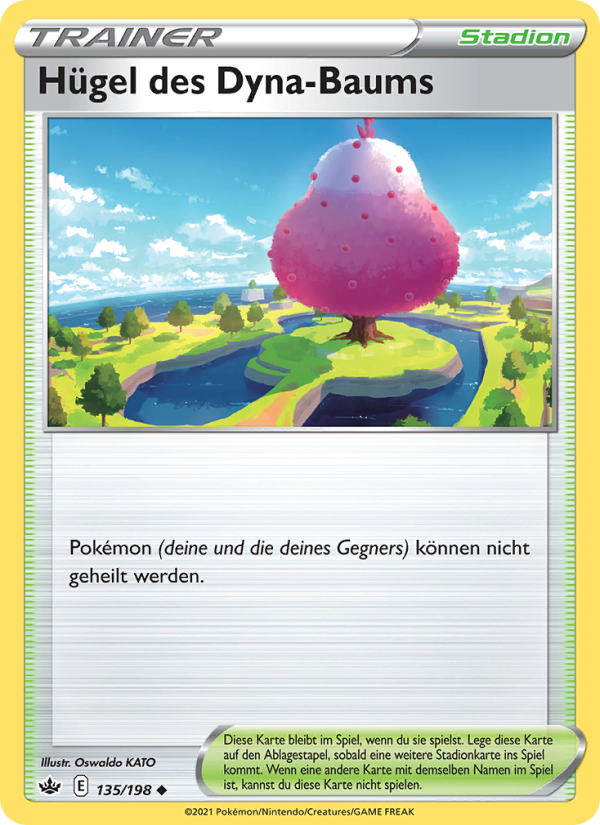 Hügel des Dyna-Baums 135 — Chilling Reign (German Pokémon TCG card)