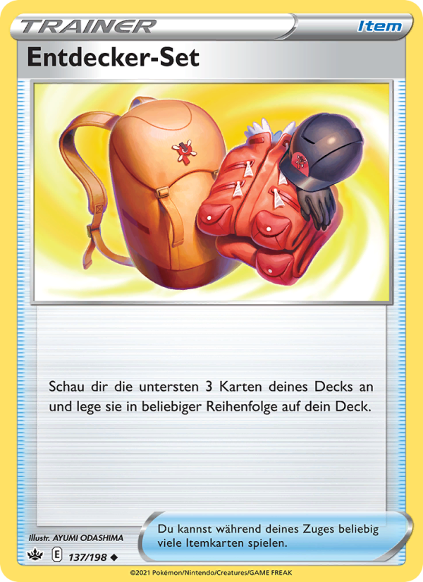 Entdecker-Set 137 — Chilling Reign (German Pokémon TCG card)