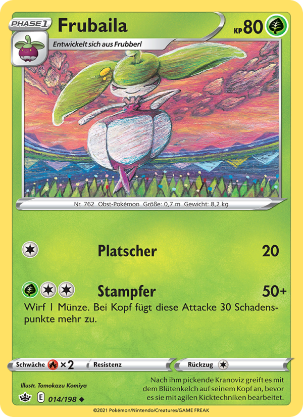 Frubaila 14 — Chilling Reign (German Pokémon TCG card)