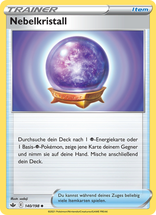 Nebelkristall 140 — Chilling Reign (German Pokémon TCG card)