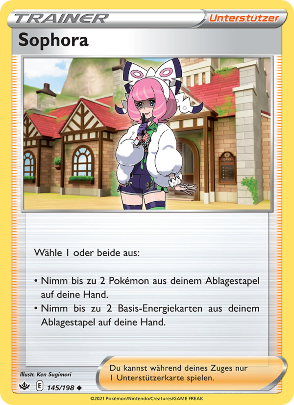 Sophora 145 — Chilling Reign (German Pokémon TCG card)