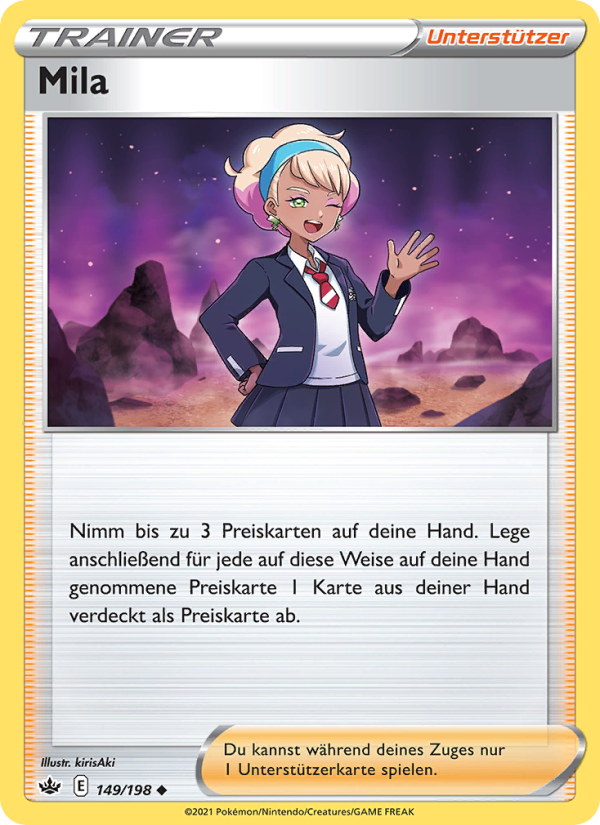 Mila 149 — Chilling Reign (German Pokémon TCG card)