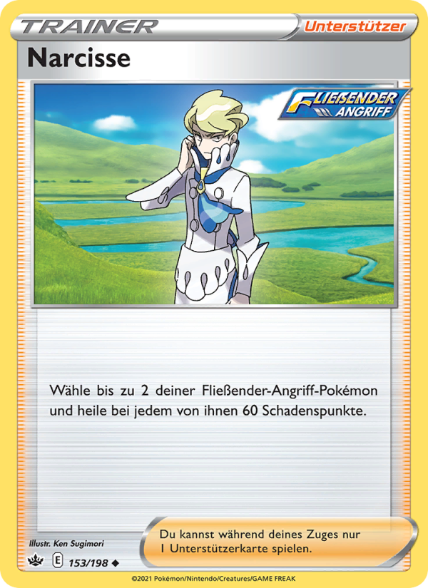 Narcisse 153 — Chilling Reign (German Pokémon TCG card)