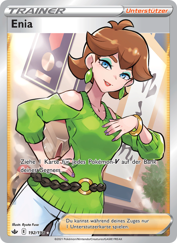 Enia 192 — Chilling Reign (German Pokémon TCG card)