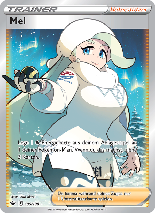 Mel 195 — Chilling Reign (German Pokémon TCG card)