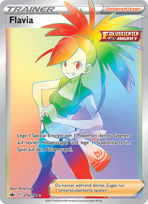 Flavia 215 — Chilling Reign (German Pokémon TCG card)