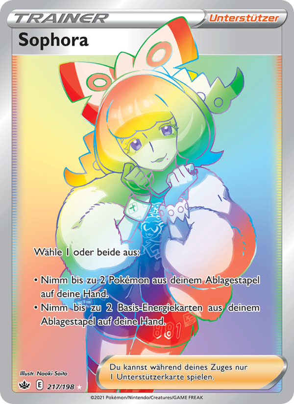 Sophora 217 — Chilling Reign (German Pokémon TCG card)