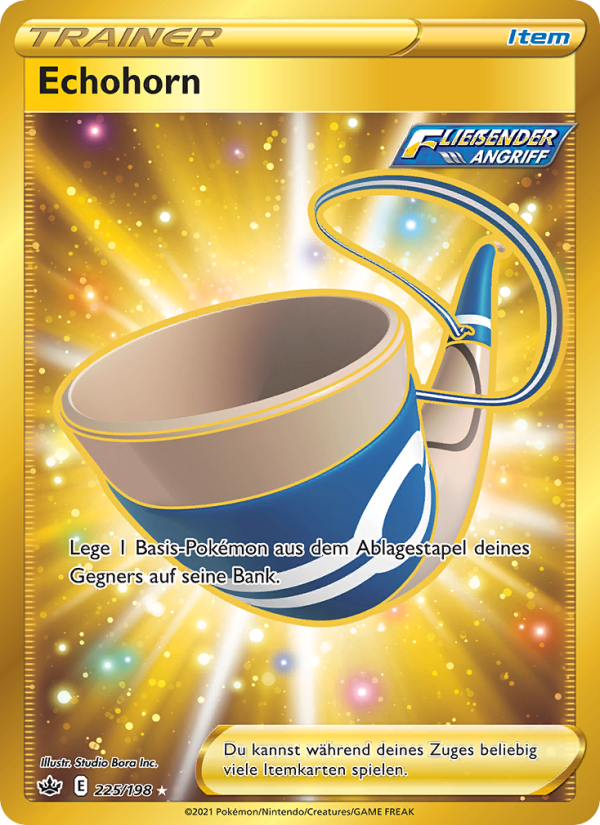Echohorn 225 — Chilling Reign (German Pokémon TCG card)