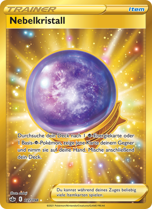Nebelkristall 227 — Chilling Reign (German Pokémon TCG card)