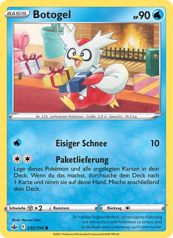 Botogel 32 — Chilling Reign (German Pokémon TCG card)