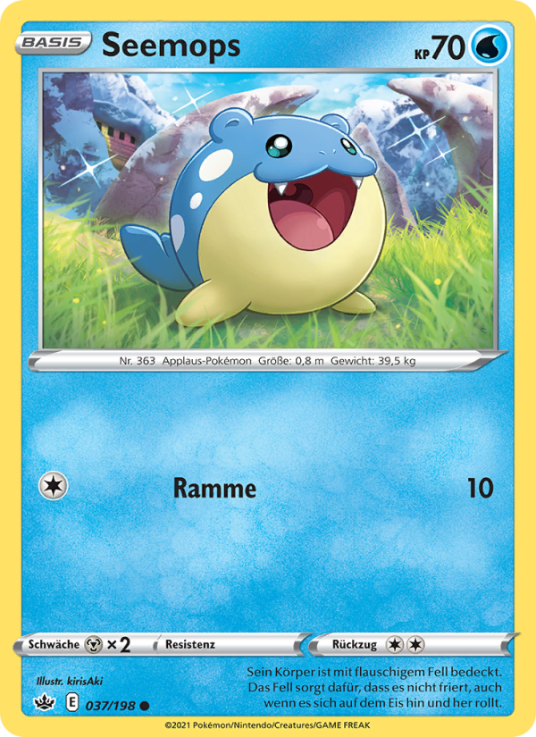Seemops 37 — Chilling Reign (German Pokémon TCG card)