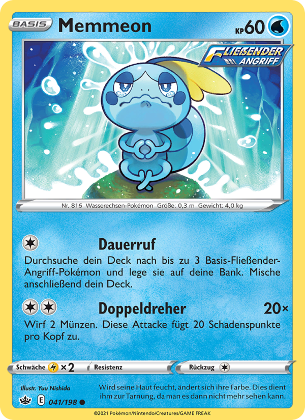 Memmeon 41 — Chilling Reign (German Pokémon TCG card)
