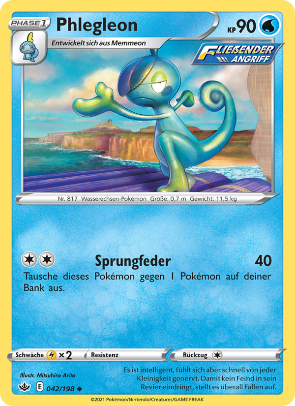 Phlegleon 42 — Chilling Reign (German Pokémon TCG card)