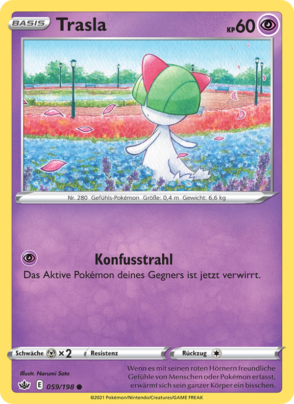 Trasla 59 — Chilling Reign (German Pokémon TCG card)